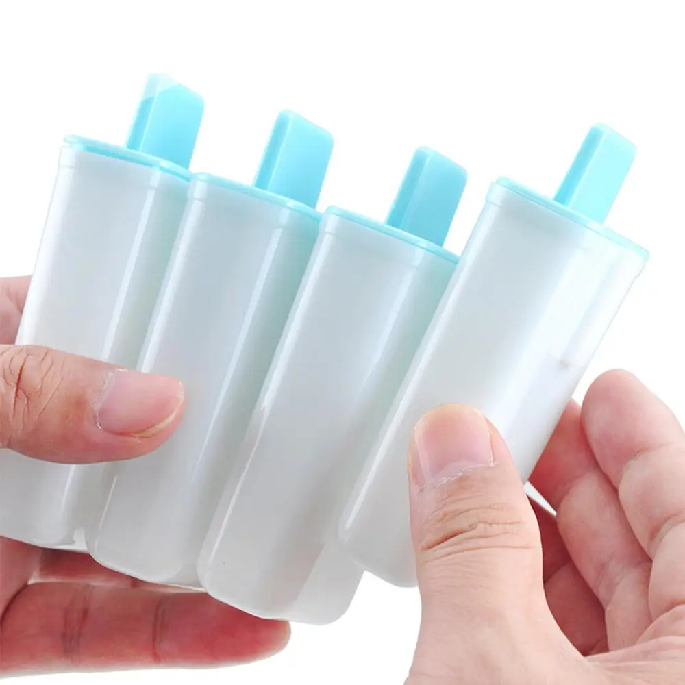 Ice Cube Mold Ice Cream Mold Convenient Healthy Silicagel 4-Hole Freezer Kitchen Diy Beer Summer Milk