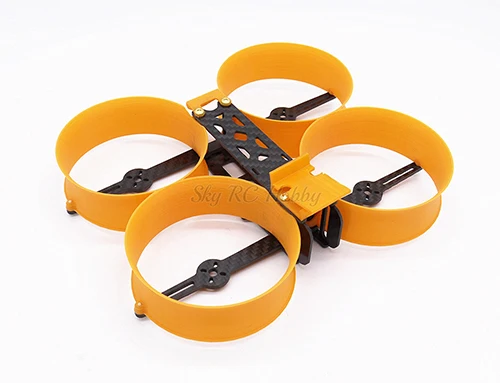 Full frame Kit Пончик 3 дюйма 140 140 мм Рамка комплект мини-Дрон Н тип рамка с 3D печатью части Опора защита для 1306 1407 мотор FPV RC части - Цвет: Full frame Kit