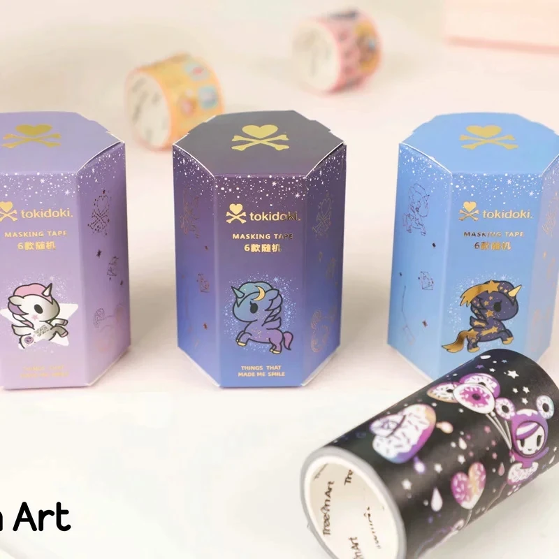 

Roku Tokidoki Kawaii Cutty Diary Handmade Blind Box Tape Paper Sticker Scrapbook Student Surprise Stationery