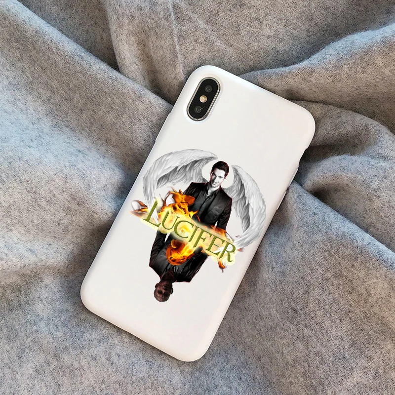 Мягкий чехол из ТПУ с изображением Ангела американского ТВ для iphone SE 12PRO 12mini X XR XSMax