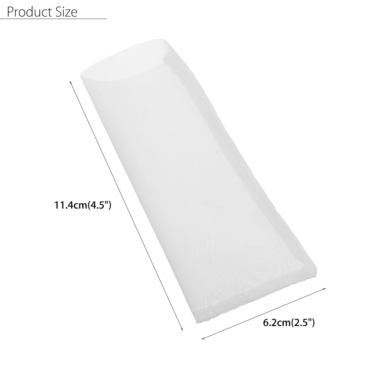 

50 Pcs 90u Micron Nylon Rosin Bags Filter Screen Press Tea Bags Mesh White Rosin Bags (2.5" x 4.5")