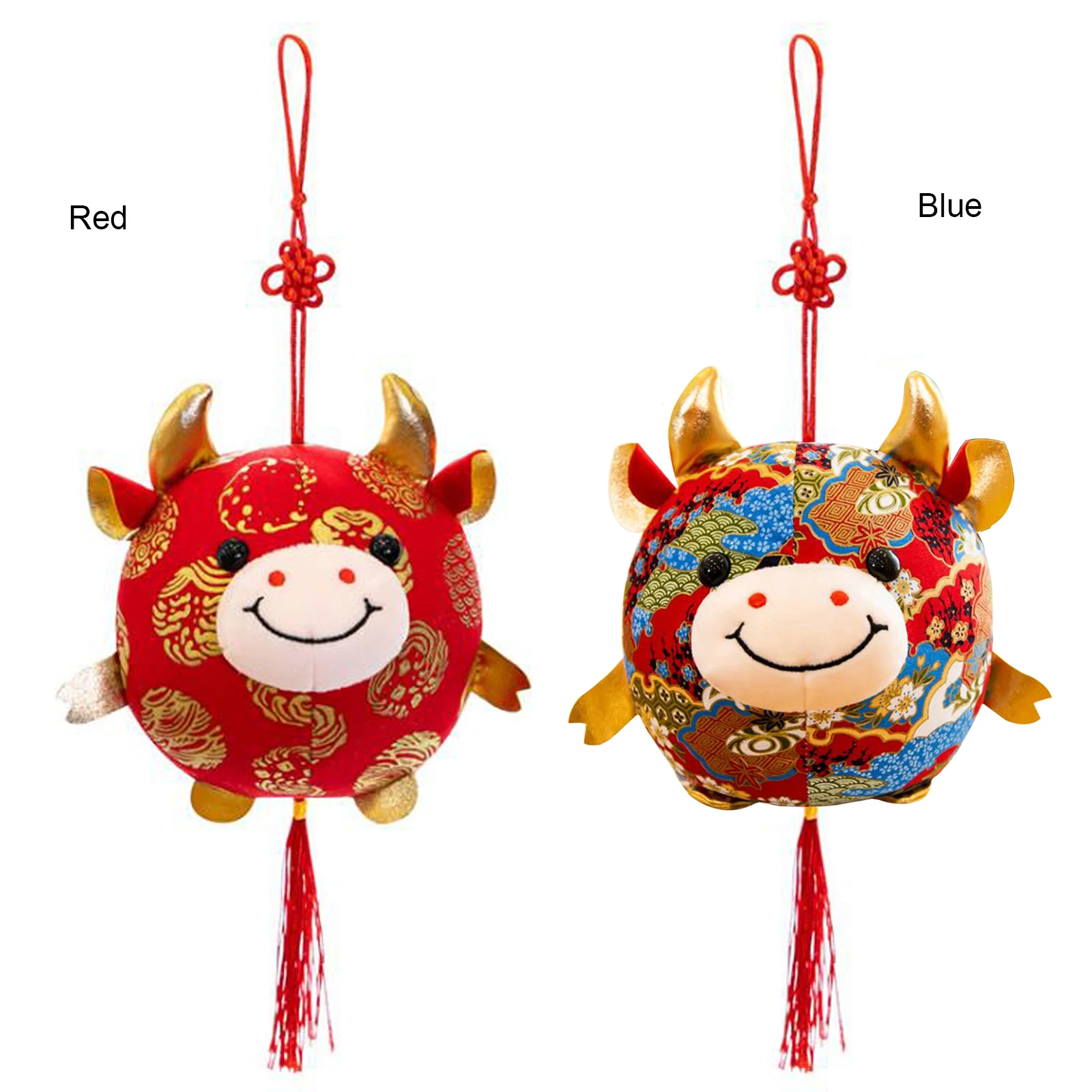 Милый талисман Знак зодиака бык крупного рогатого скота плюшевые игрушки Ox год