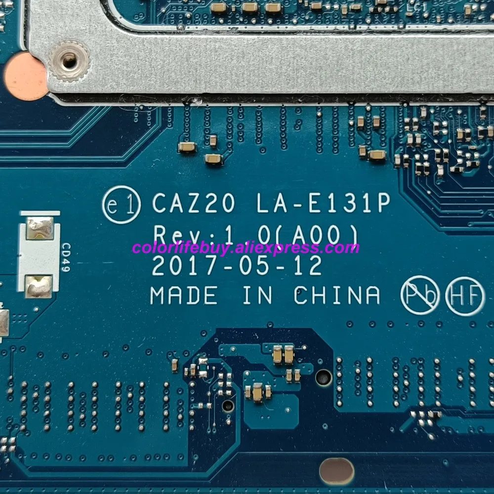Оригинальный телефон модель CXWHP CAZ20 SR33Z i7-7600U системная плата для ноутбука Dell 7480 |