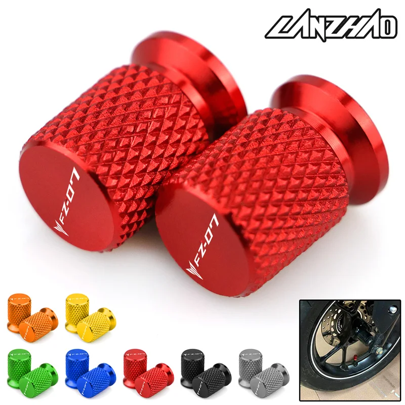 

FZ07 MT07 FZ - 07 modified CNC aluminum alloy gas nozzle blocking valve inside tire air leakage prevention gas cap