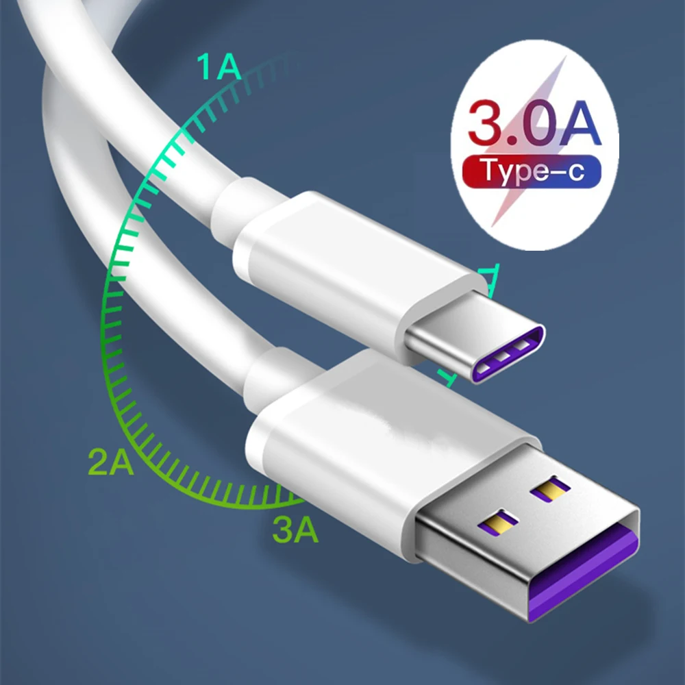 Оригинальное зарядное устройство USB Type C для телефона Honor 10 9 V20 Magic 2 USBC кабель