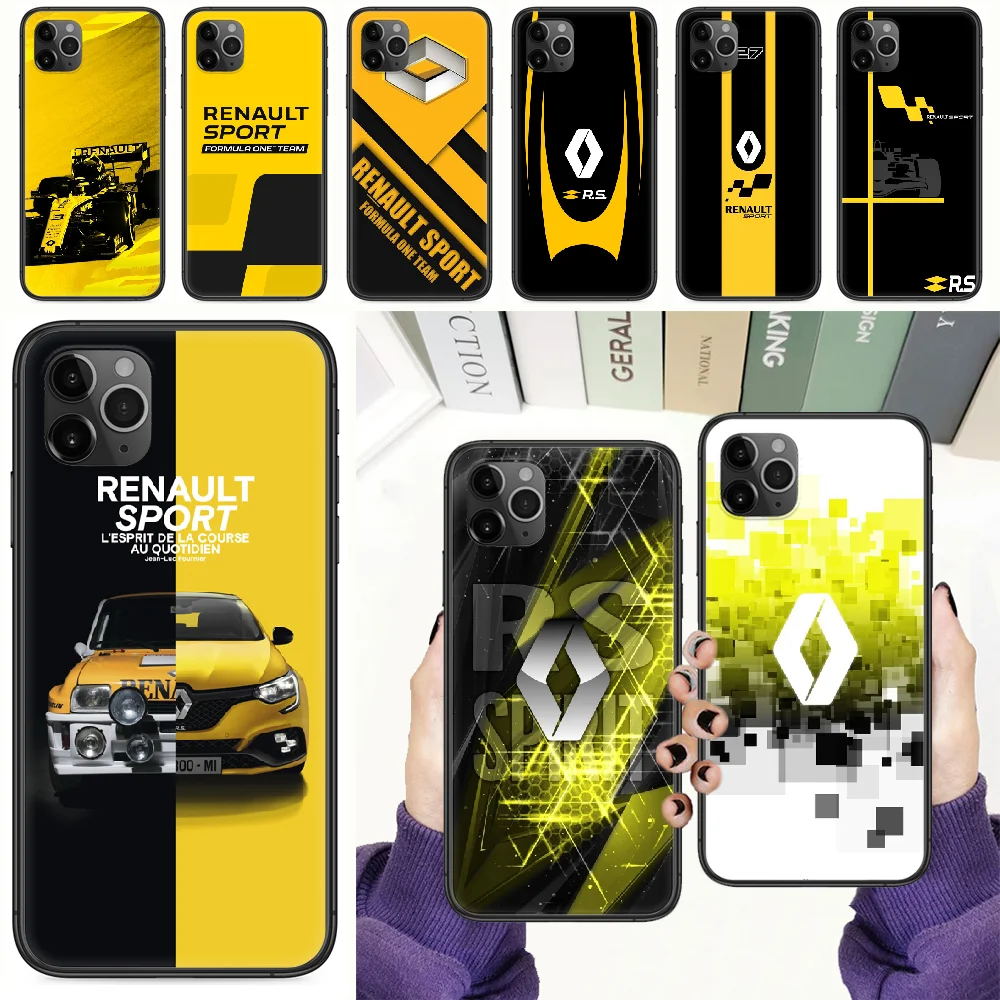 Автомобильный чехол для телефона Renault корпус iphone 5 5s se 2 6 6s 7 8 12 mini plus X XS XR 11 PRO MAX