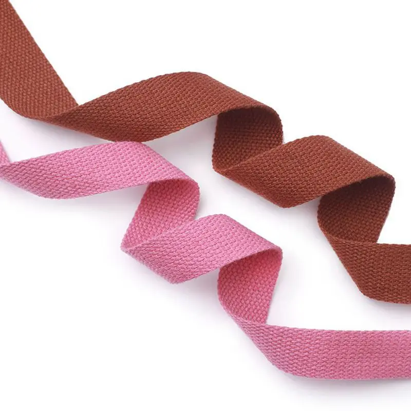 

New 25mm 10 meter Canvas Ribbon Merceria Belt bag webbing/lable ribbon/Bias binding tape Diy craft projects Biais coton a coudre