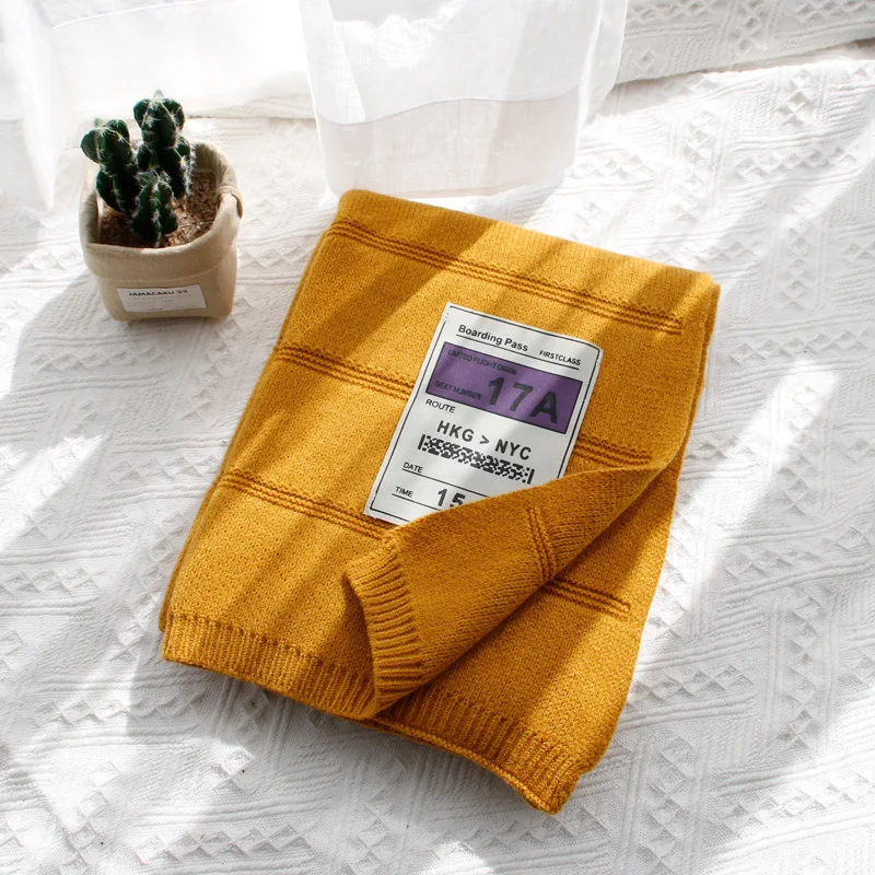 Осень зима 2019 длинный шарф для девочки на день ветра утепленный студенческий