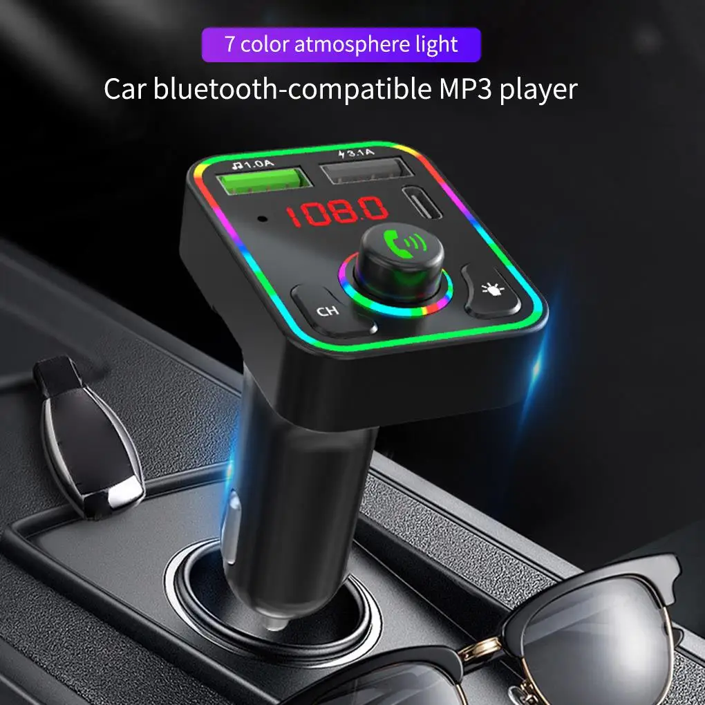 Автомобильный MP3-плеер 2021 FM с подсветильник кой и поддержкой Bluetooth | Электроника