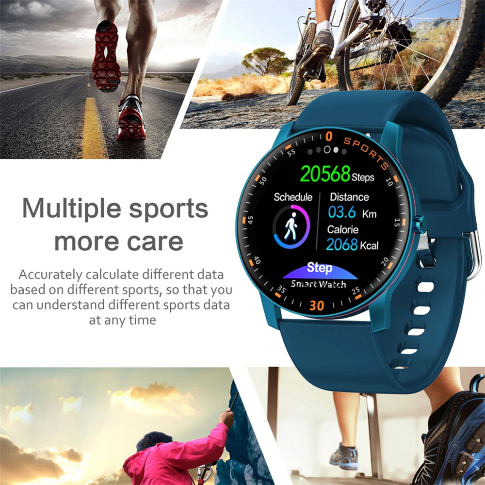 S15 полный экран сенсорный смарт-браслет монитор сердечного ритма Смарт-часы