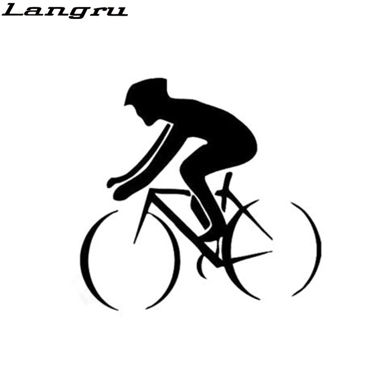 Langru жизнь похожа на езду велосипеде автомобиль наклейка виниловая для грузовика