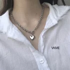 VKME романтические ожерелья в форме сердца Прямая доставка женская подвеска ожерелья Чокеры ожерелья 2020 новые подарки для вечеринок очаровательные ювелирные изделия