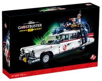 in stock 50016 2352pcs ecto ghost bustersd car model building block bricks compatible 10274 810028 toys kids christmas gifts