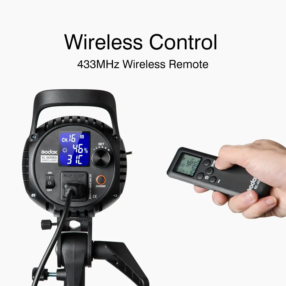Godox светодиодный светильник для видео SL 60W SL60W 5600K белая версия непрерывный Bowens