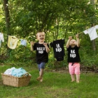 Sibling набор футболок Big Bro Lil Bro Anouncement, Семейные футболки в тон, Детские боди, одинаковые топы для всей семьи