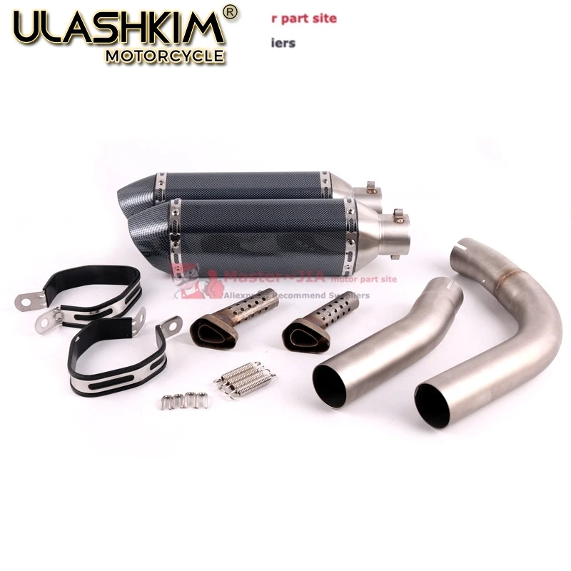 Глушитель выхлопной трубы мотоцикла Escape Middle Link Contact Pipe Slip On для Yamaha YZF-R1 R1 2009 - 2014 |