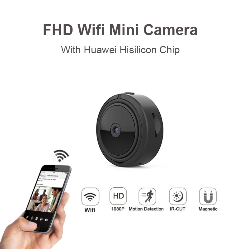 2020 Новая Wi Fi IP мини камера Full HD 1080P секретная ИК Ночное Видение микро с датчиком