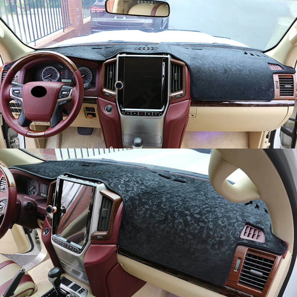 For Toyota Land Cruiser 200 2016 2017 2018 Car Styling Dashboard Cover Sunshade Mat Pad Cushion Interior Accessories |