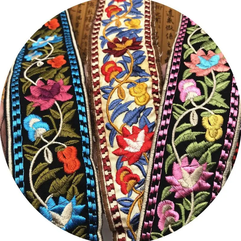 Ленты для шитья в стиле ретро 2 метра 5 см этнические ленты мешков декоративные