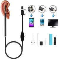 3 in 1 visual ear canal endoscope ear cleaner with 30m130m pixels camera endoscope kit ear wax removal tool