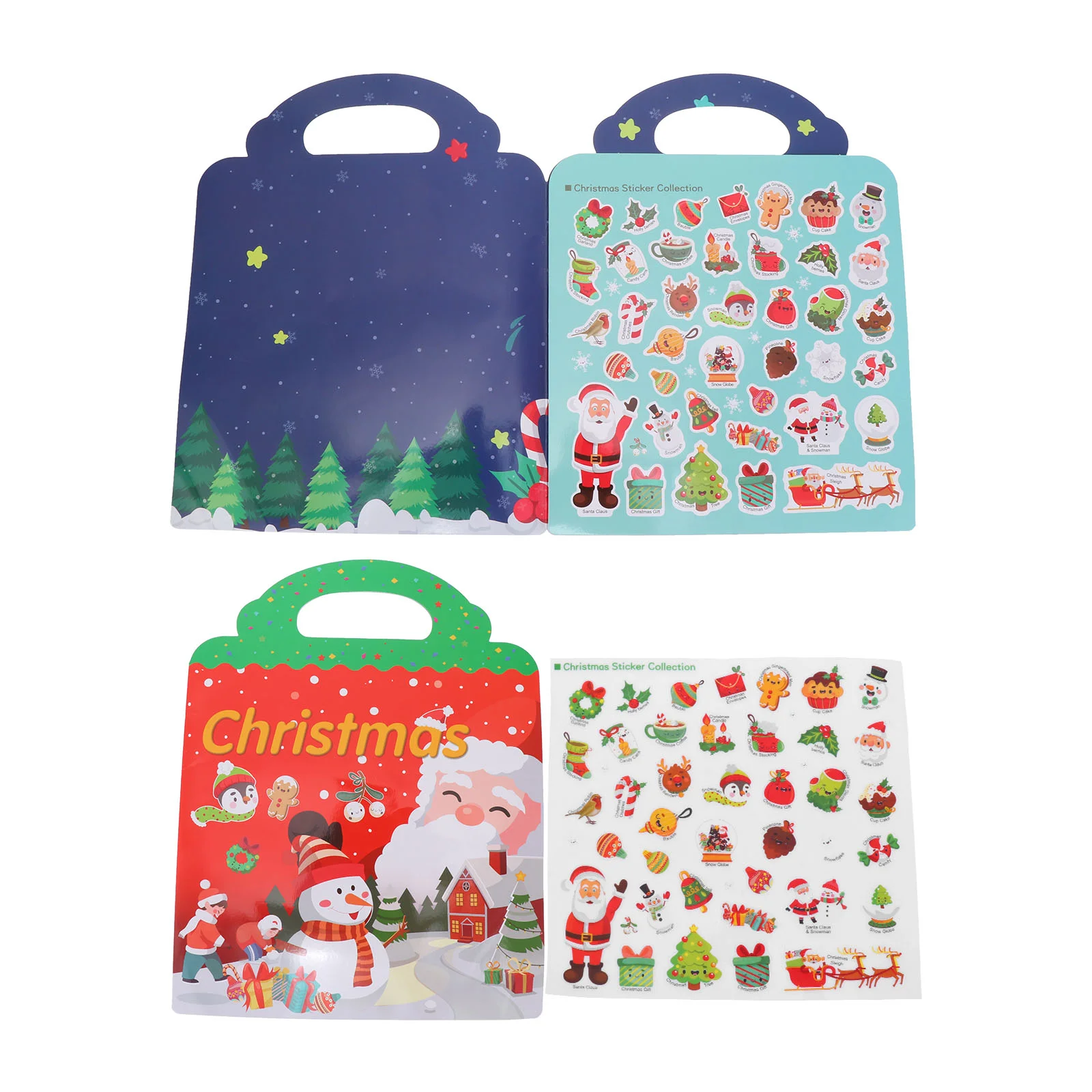 

Детские Рождественские мероприятия, дневная книга с забавными наклейками, обучающие игрушки для детей