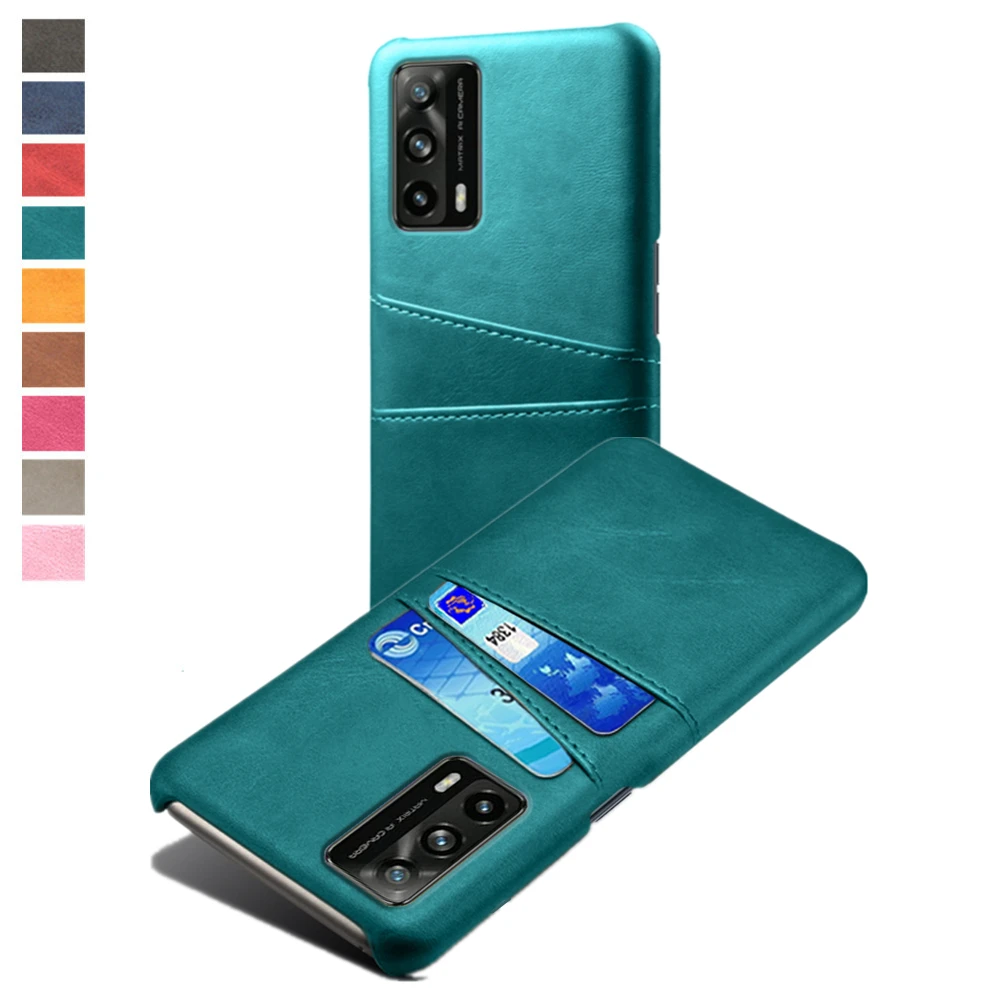 

For OPPO Realme X7 Pro Ultra GT Neo 8 Q3i V15 V13 V11 5G Funda Luxury PU Leather Card Slots Cover For Oppo Realme C21 C20 Case