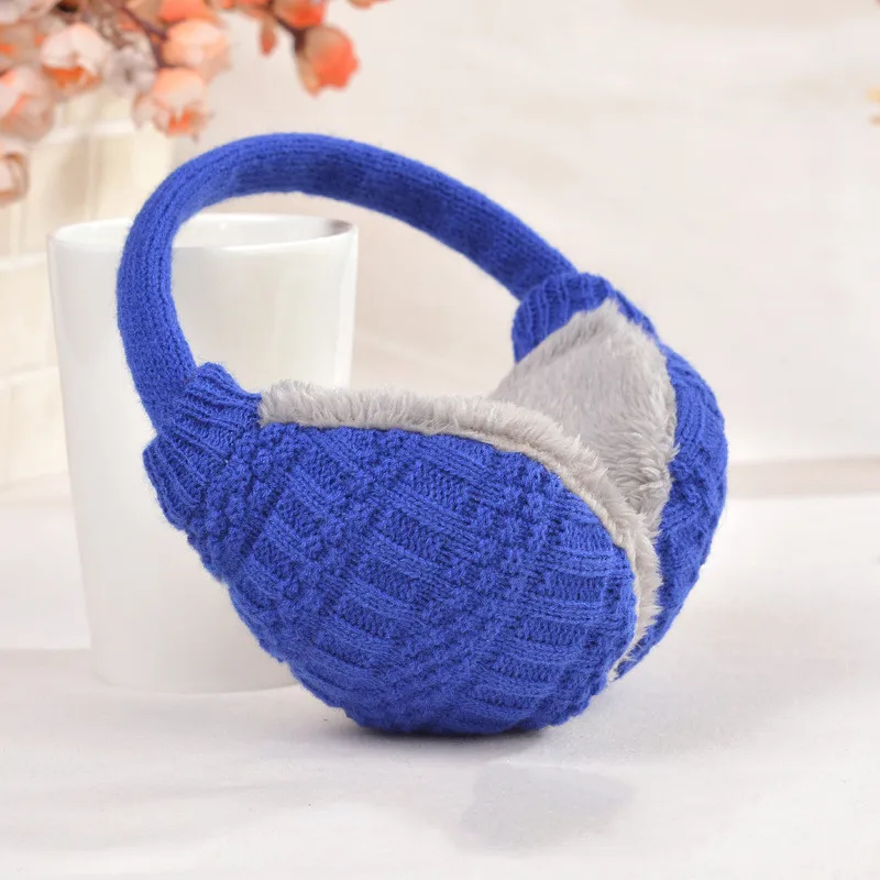 

Top Sell Winter Ear Cover Women Warm Knitted Earmuffs Ear Warmers Women Girls Plush Ear Muffs Earlap Warmer Headband