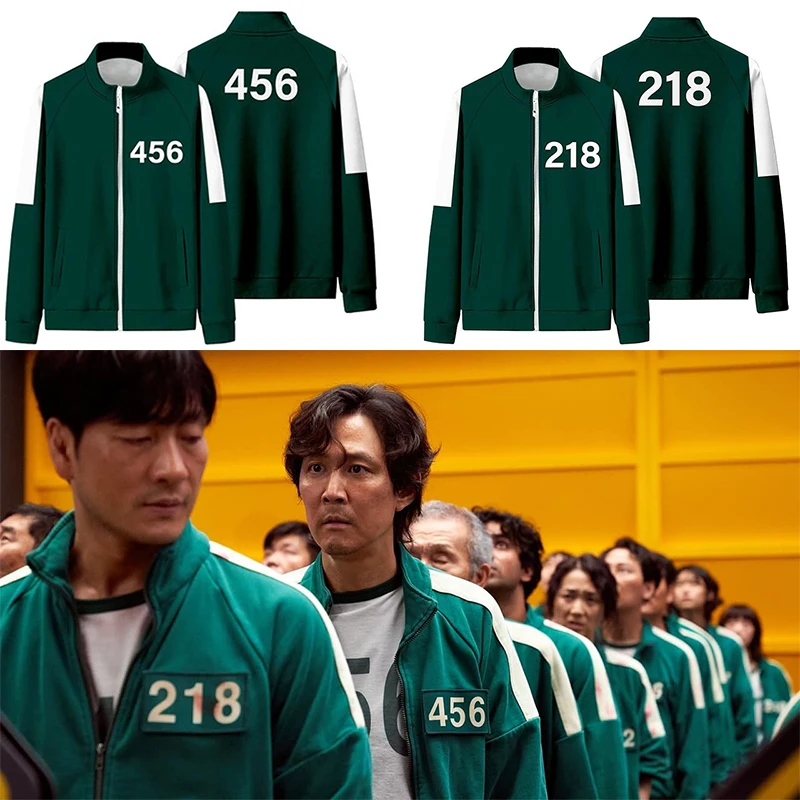 

Модель 456 года, Осень-зима, стиль корейского фильма, унисекс пуловер с принтом, уличная одежда, повседневная мужская толстовка с длинным рука...