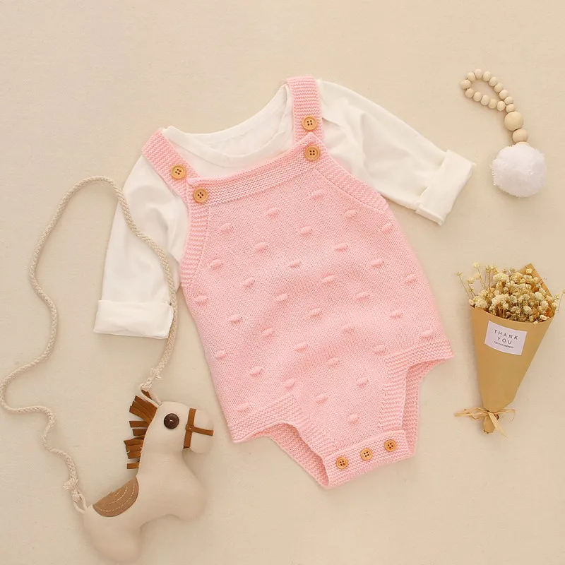 Summer Infant Baby Girls Sleeveless Rompers Kids Boys Solid Bodysuit Jumpsuit Newborn Clothes
