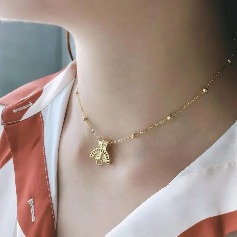 Ожерелье с абстрактным человеческим лицом Аватар кулон ожерелье из