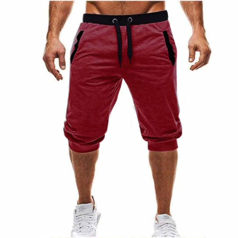 

2021 New Fashion Men Shorts Baggy Jogger Casual Slim Harem Short Slacks Casual Soft Cotton Trousers Short Summer For Men's Pants