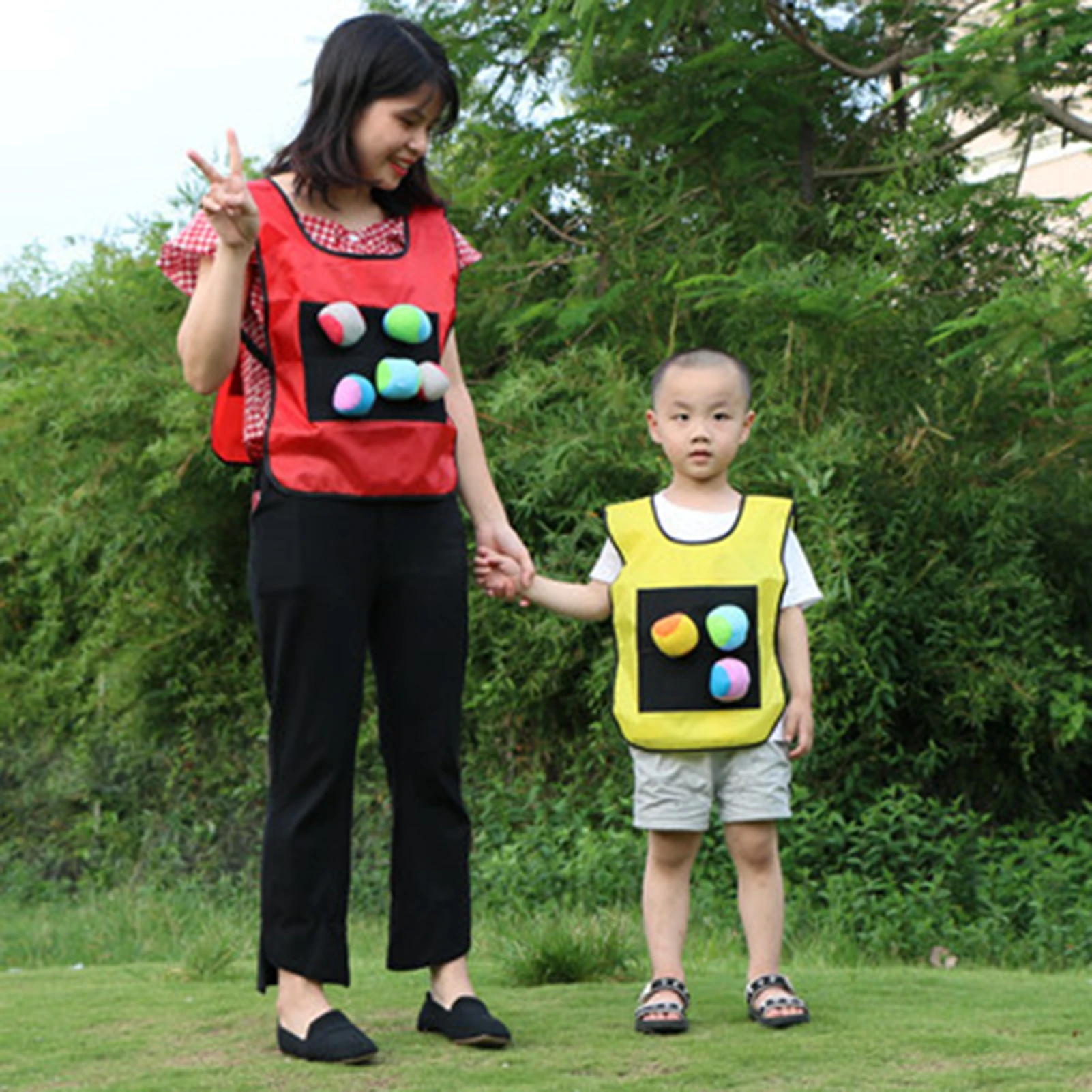 Детские спортивные игры на улице реквизит липкий Джерси жилет одежда для