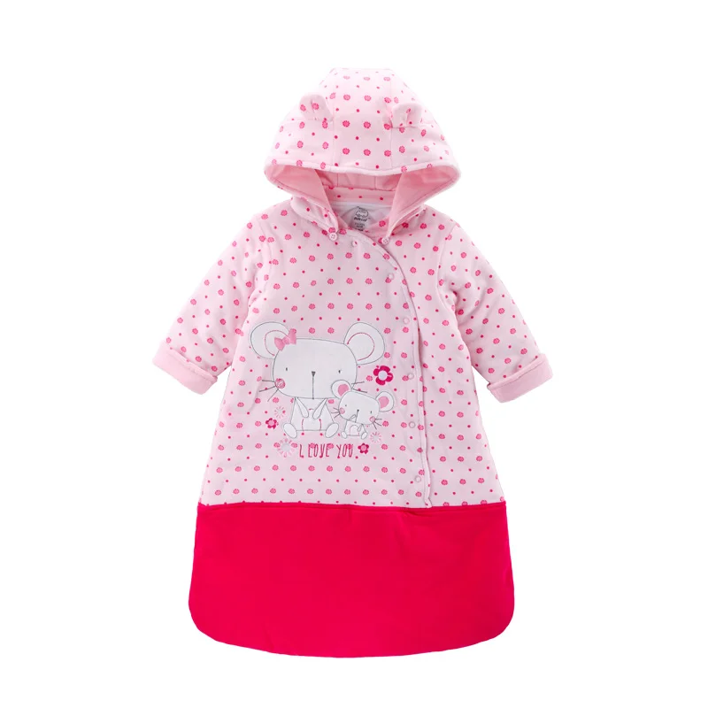 Minicar-saco de dormir para beb&eacute;, engrosado, para Oto&ntilde;o e Invierno-4