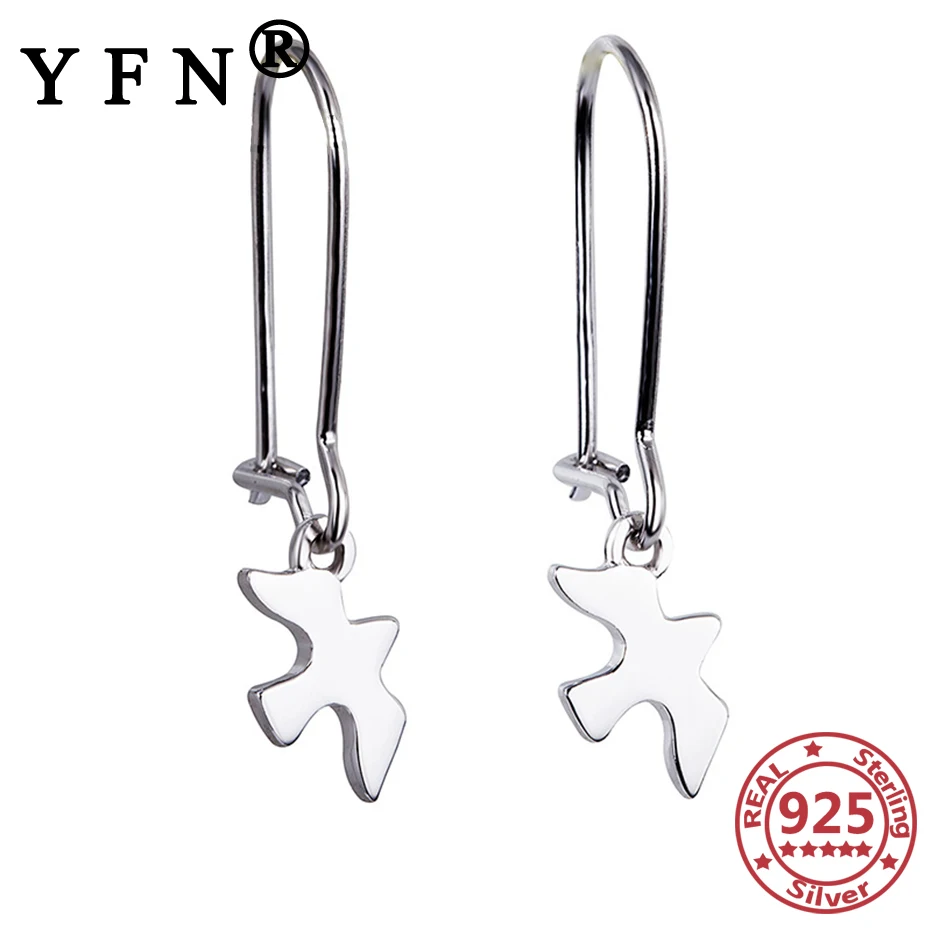 YFN 925 пробы серебряные бриллианты для модных ювелирных изделий Серебряные