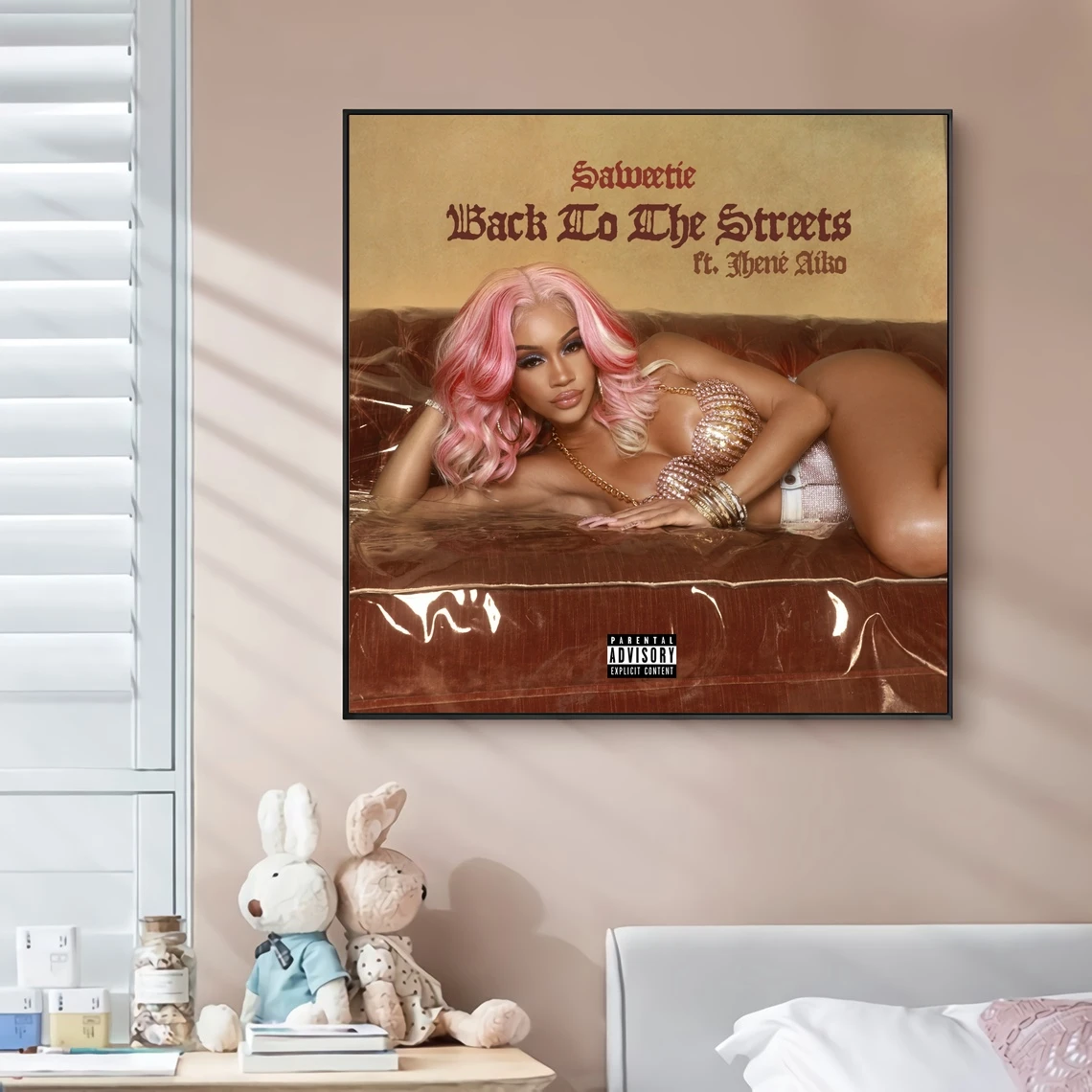 Jhené Aiko Saweetie Назад в улицы музыкальный альбом постер печать на холсте украшение