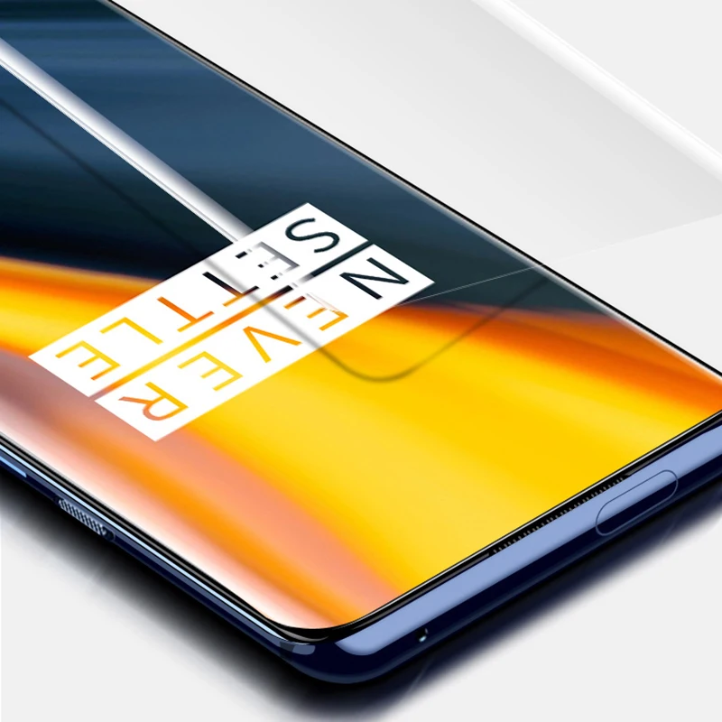 Закаленное УФ стекло Lamorniea для Oneplus 7T Pro 100D пленка экрана с полным покрытием из