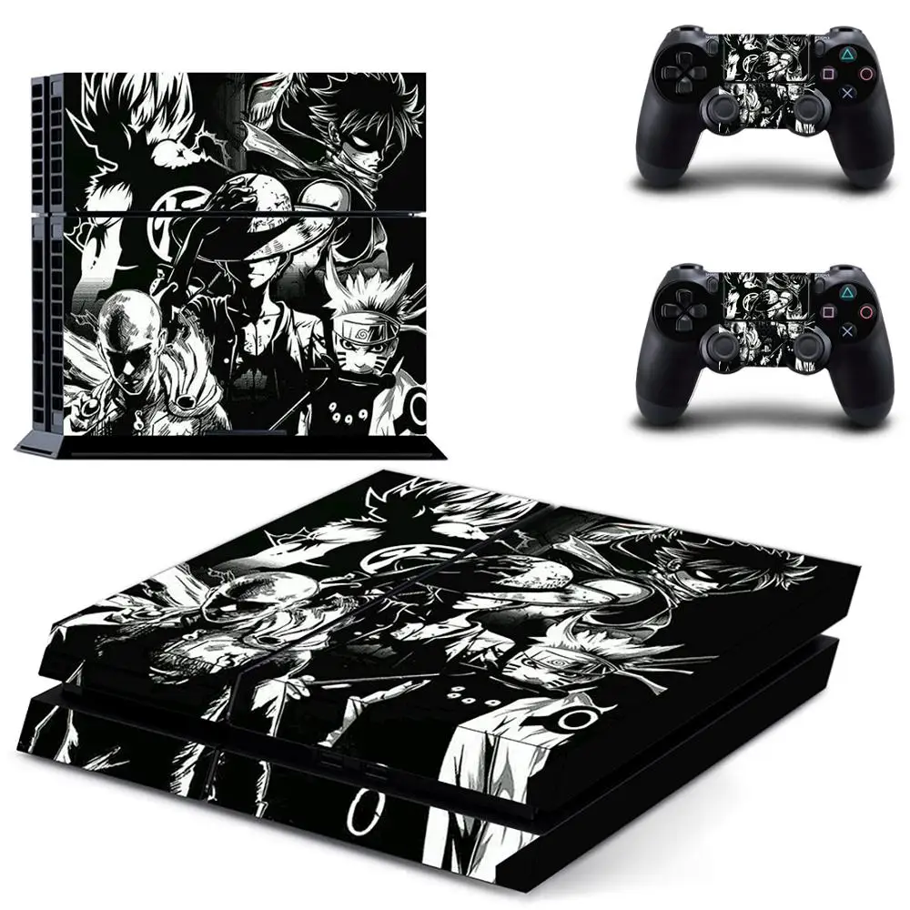 Аниме Наруто, боруто полное покрытие лицевые панели наклейка для PS4 Наклейка для playstation 4 консоли и контроллеры наклейка для PS4 виниловая наклейка