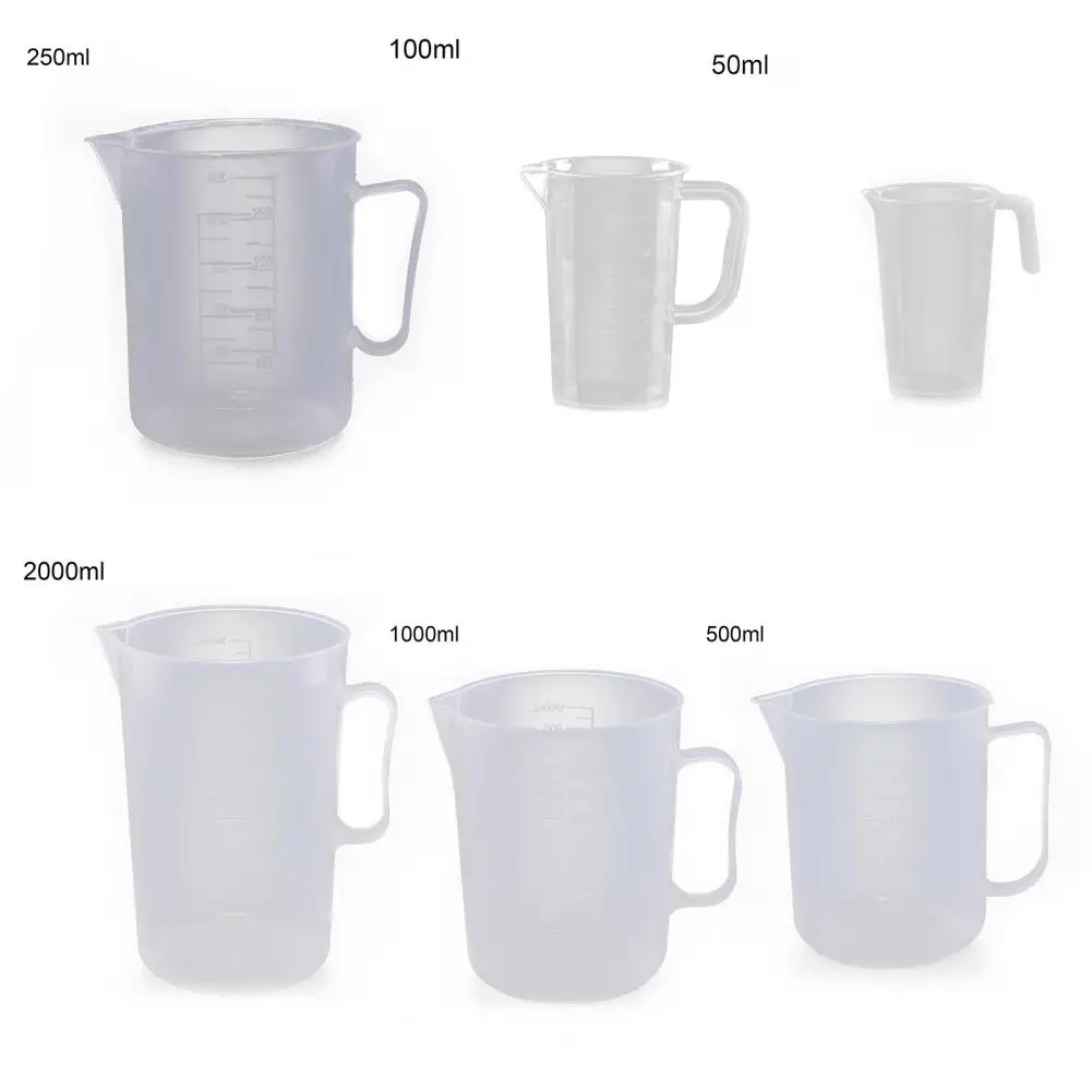 

Plastic Measuring Cup Jug Pour Spout Surface Kitchen Tool Supplies Quality cup with graduated quality Kitchen