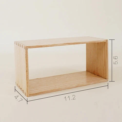 Light color large 1/6 Кукольный дом мини модель мебели пепел и черный орех шкафчики и ящики - Цвет: Light color large