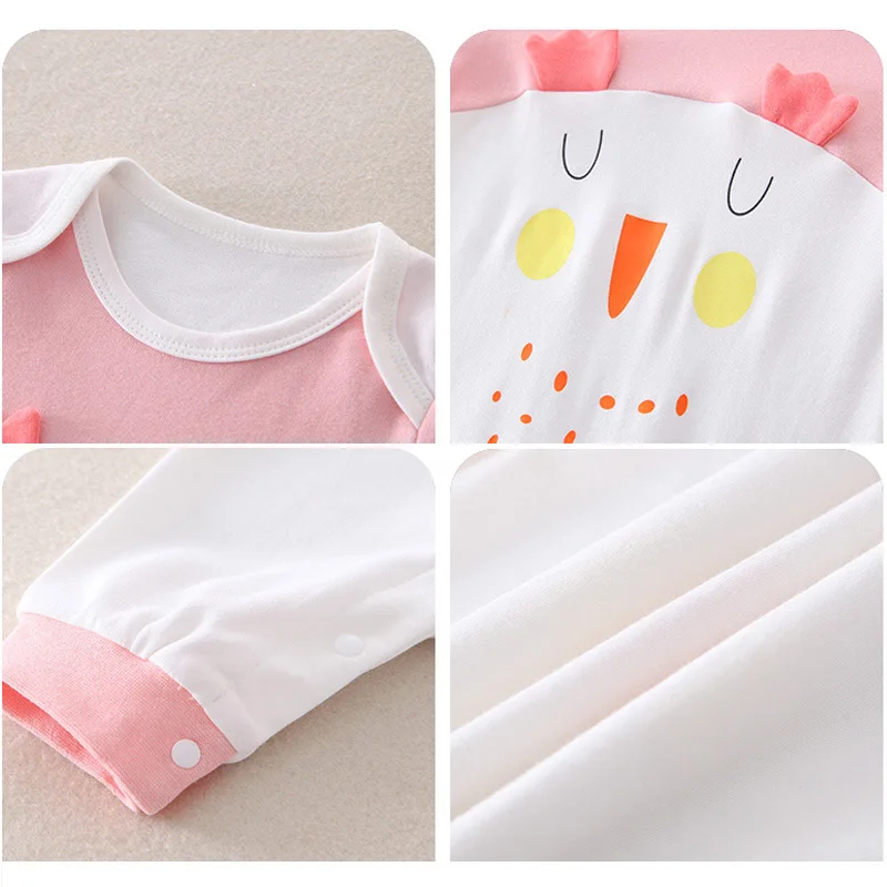 

Baby Girls Romper Toddler Kids Long Sleeve Cartoon Jumpsuits Newborn Spring Autumn Baby Boys Clothes Infant Clothing Outfits