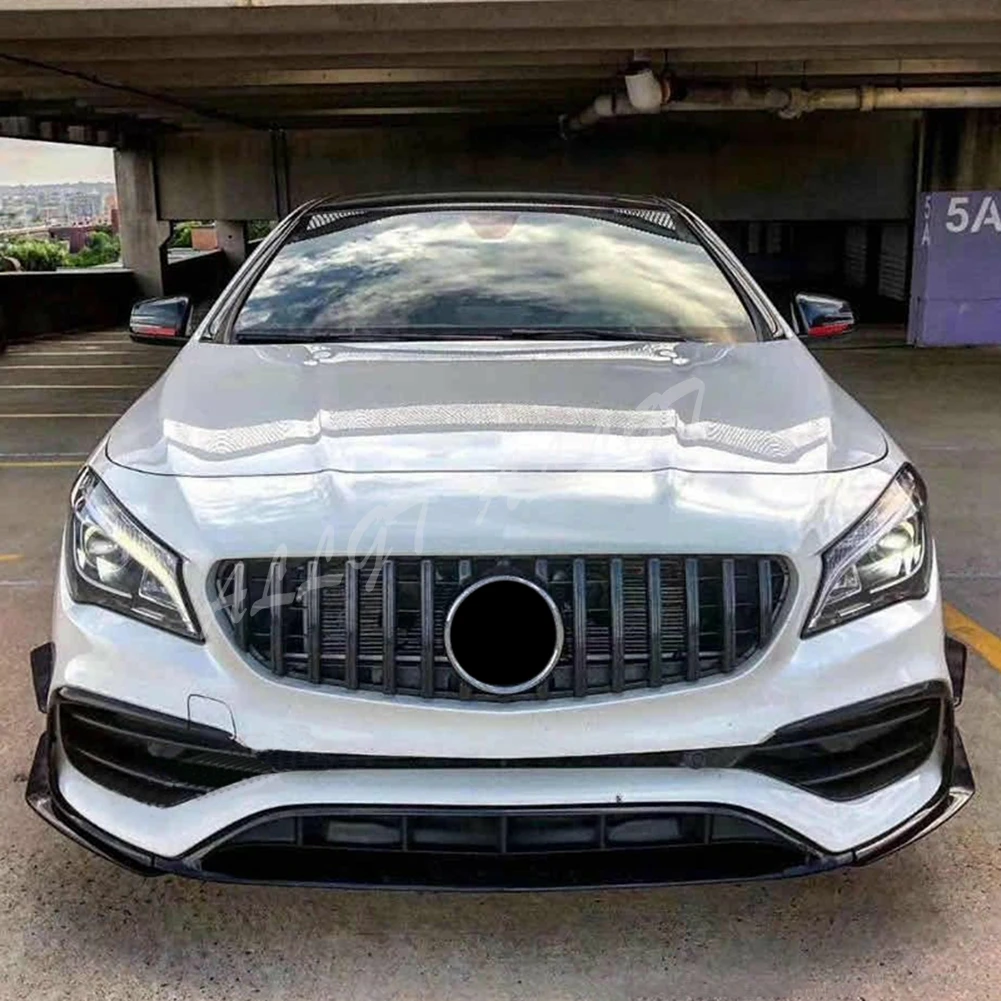 Front Racing Billet Bumper Grille Cover For Mercedes Benz W117 CLA Class 2017 2018 2019 GTR Diamond AMG | Автомобили и мотоциклы