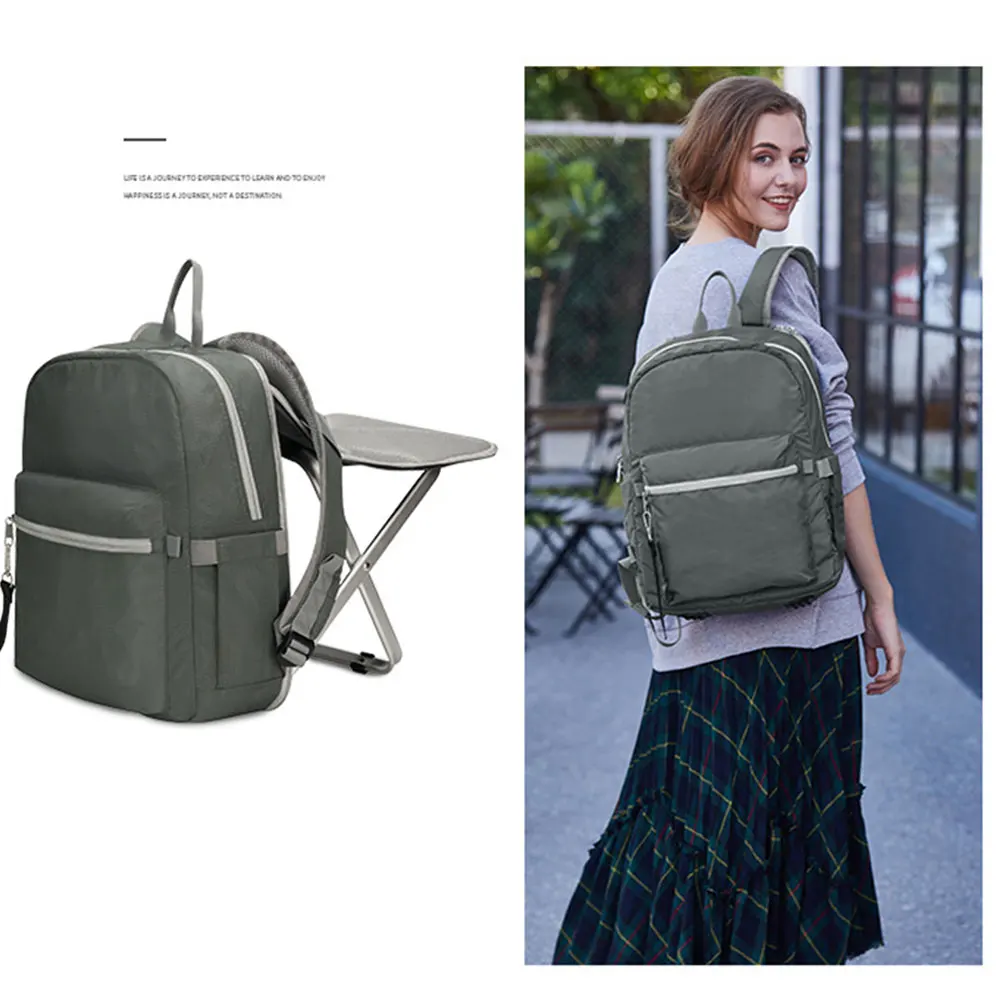 Портативная сумка для рыболовного стула 2 в 1 портативный рюкзак складной