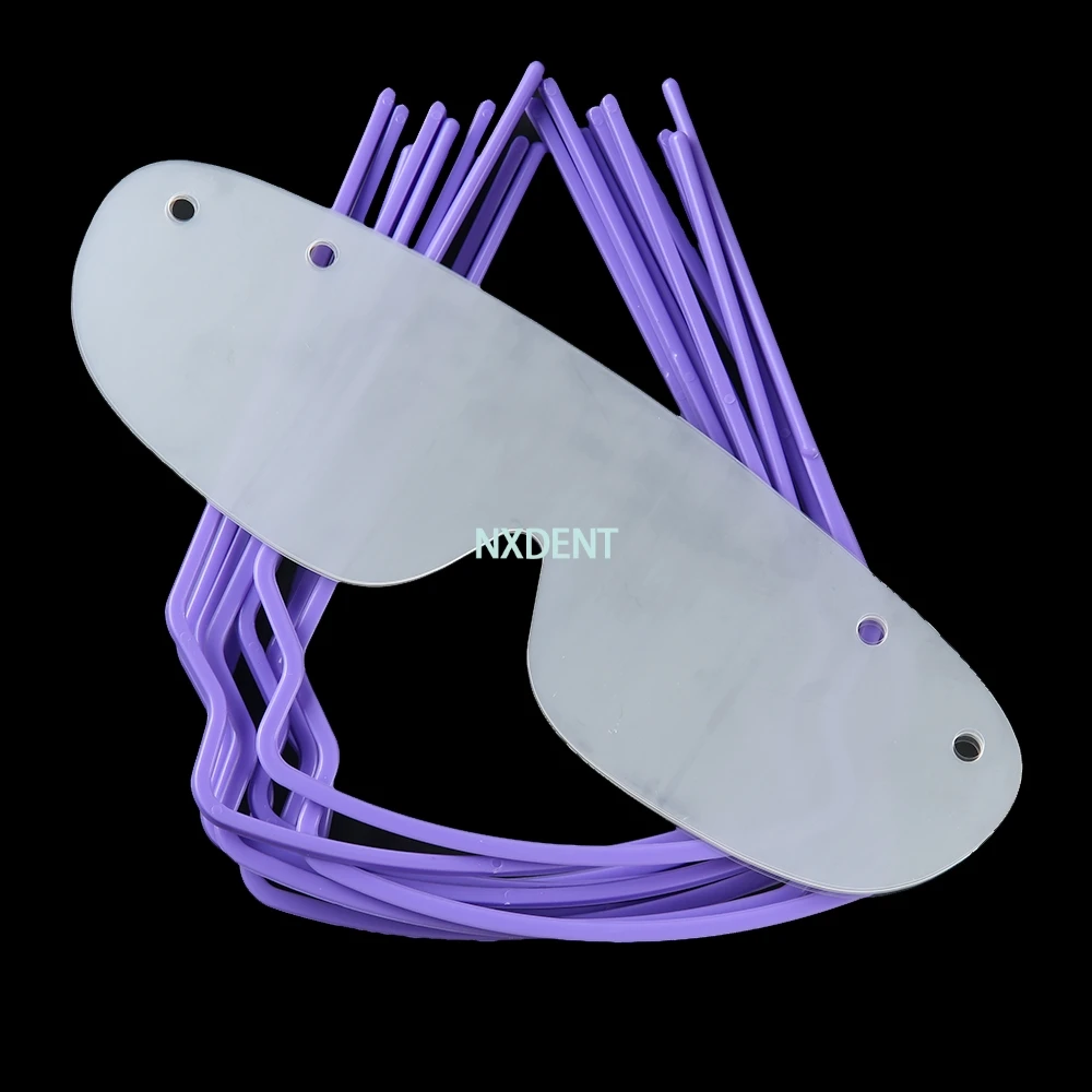 10 шт./компл. одноразовая пластиковая защитная маска для глаз оправ 1 пленка
