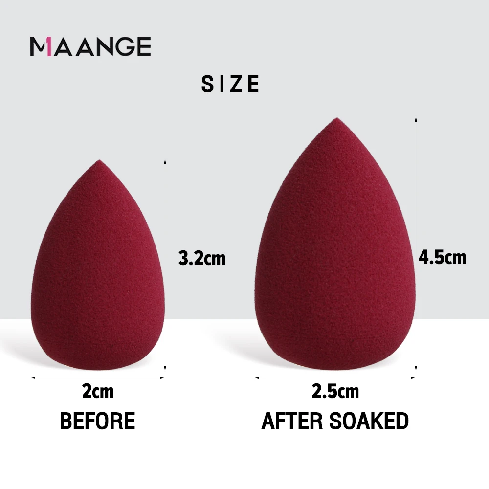 MAANGE 10 шт. мини-губка для макияжа супермягкая Косметическая пудра косметическая