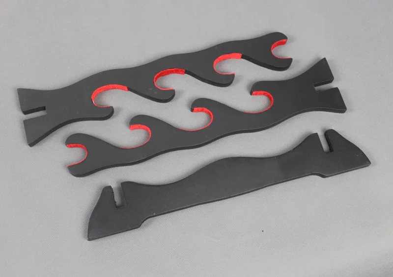 

1/ 2 /3/ 4 Layer Sword Katana Padded Protect Japanese Samurai Wakizashi Tanto Guitar Stand Holder Display Available