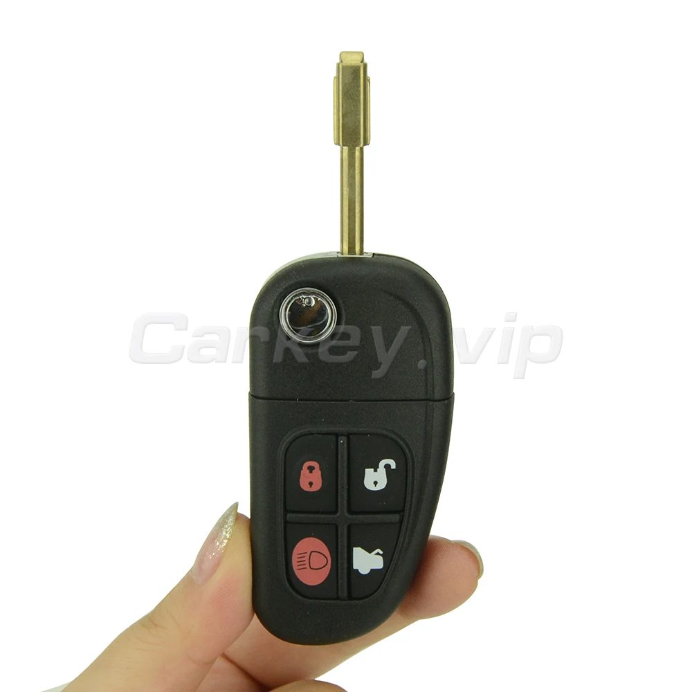 Дистанционный Автомобильный ключ Remotekey с 4 кнопками 433 МГц для Jaguar XJ XK S X type NHVWB1U241