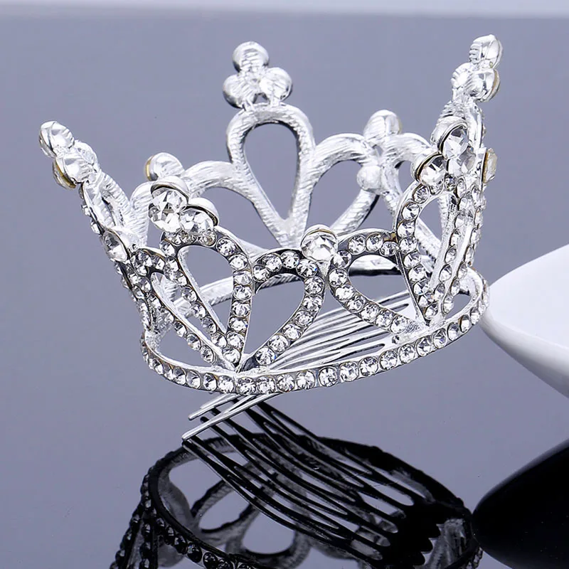 model 8 TDQUEEN, круглые свадебные диадемы и короны, покрытые серебром и золотом, свадебные аксессуары для волос для женщин - Окраска металла: model 8