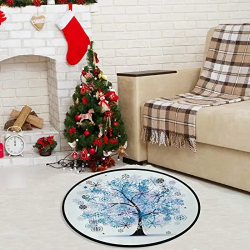 

St. Patrick's Day Four-leaf Clover Living Room Carpet Round Bedroom Carpet Non-slip Door Mat Dining Sofa Decoration Bebe Carpet