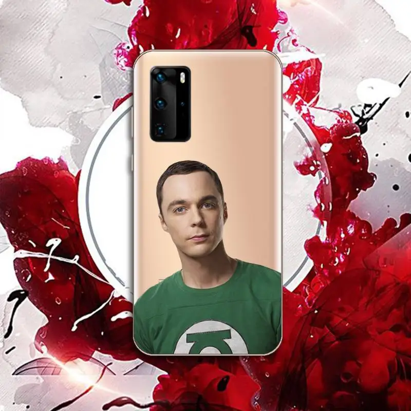 

Bazinga The Big Bang Theory Phone Case Transparent for Huawei P20 P30 P40 lite pro P smart 2019 honor 8x 10i