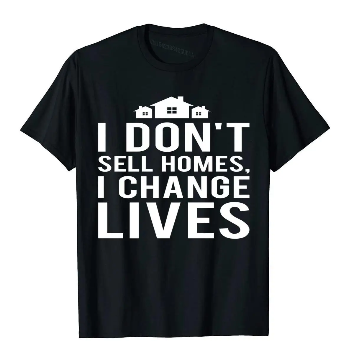 Футболки с принтом Я не Продаю дом и меняю живую живу хлопковые мужские футболки